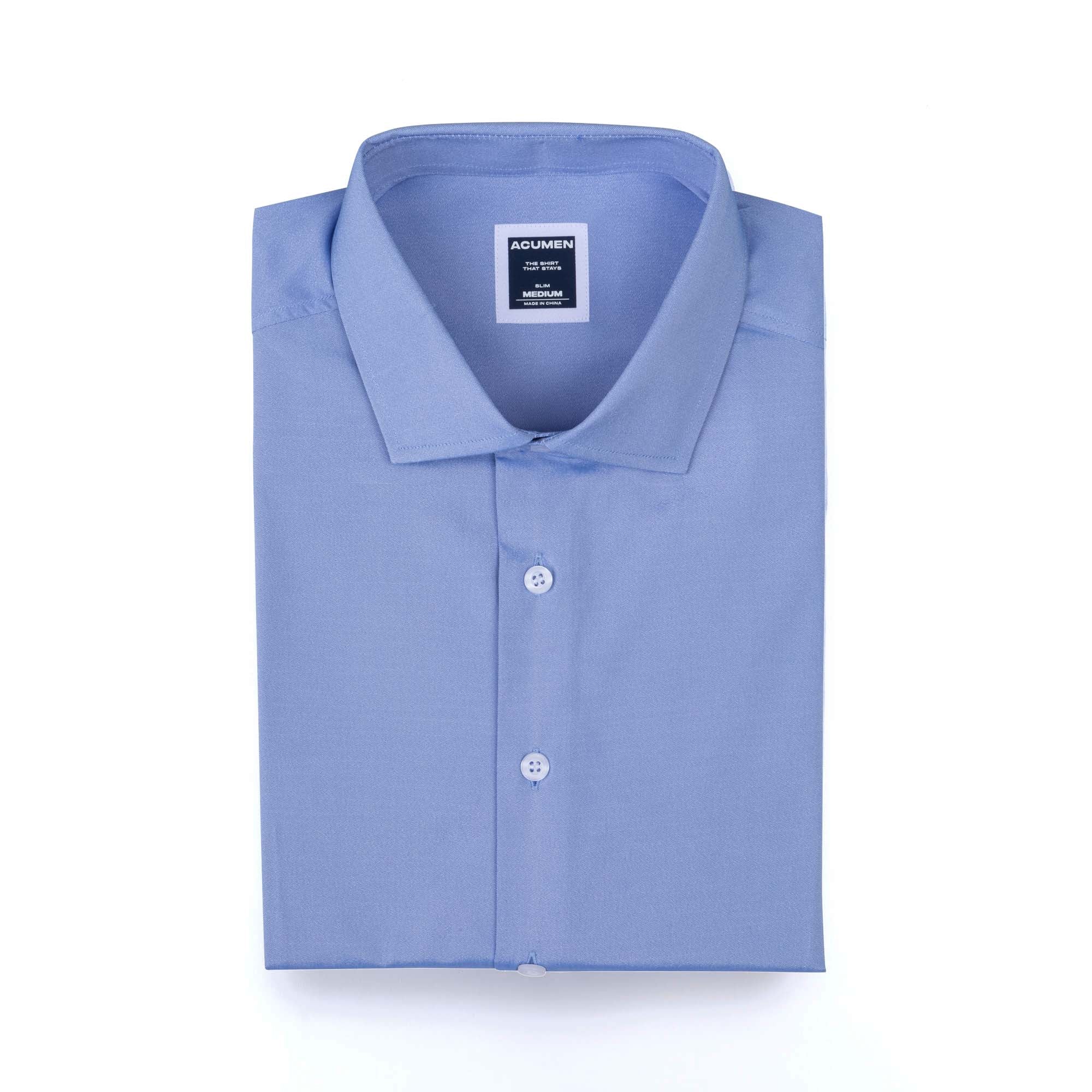 Corner Office Blue Executive Slim Fit | ACUMEN | Shirts That Stay Corner Office Blue Executive Slim Fit | ACUMEN | Shirts That Stay