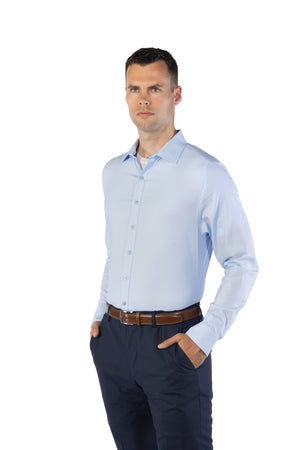 Blue Self, Executive Series,French Collar Men's Formal Shirt (FS-1052) –  Shahzeb Saeed